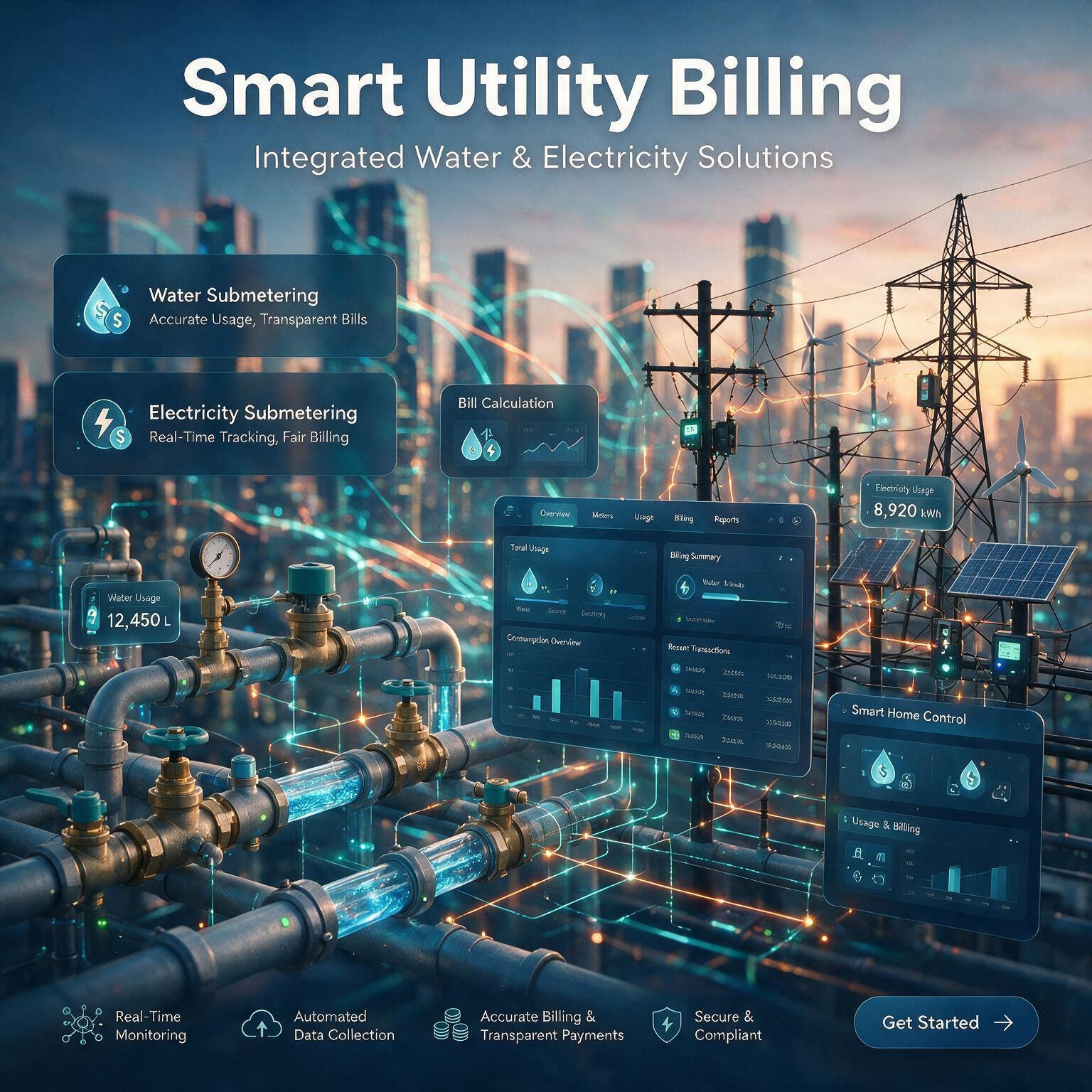Utility billing payments for water & power