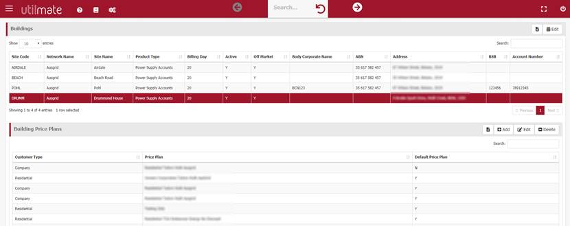 Building default and non-default price plans Building default and non-default price plans