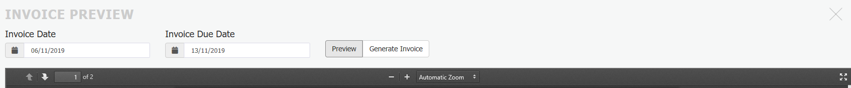 Email management screens