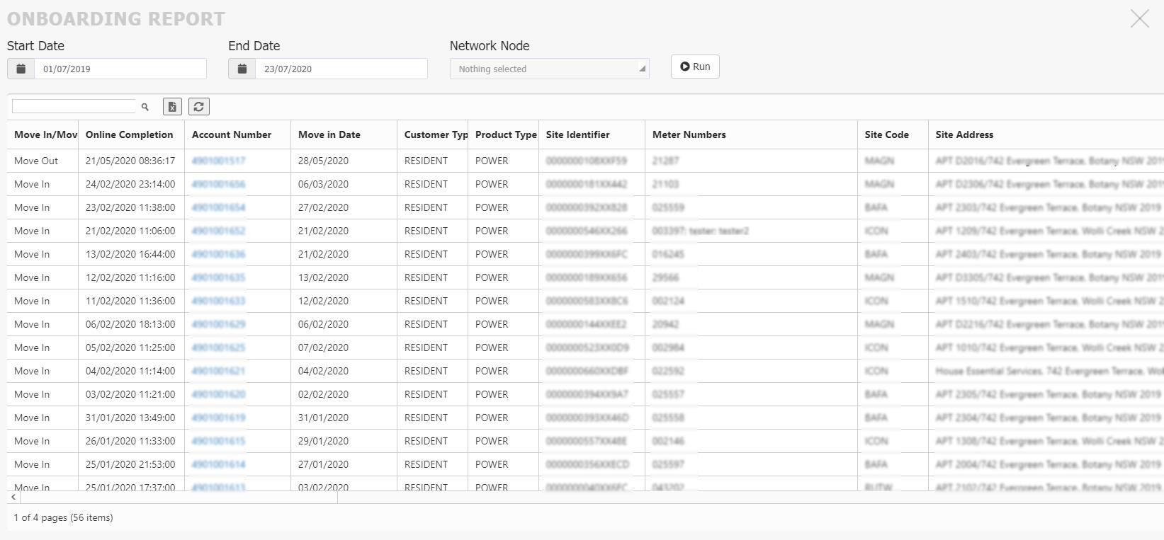 Onboarding report Onboarding report