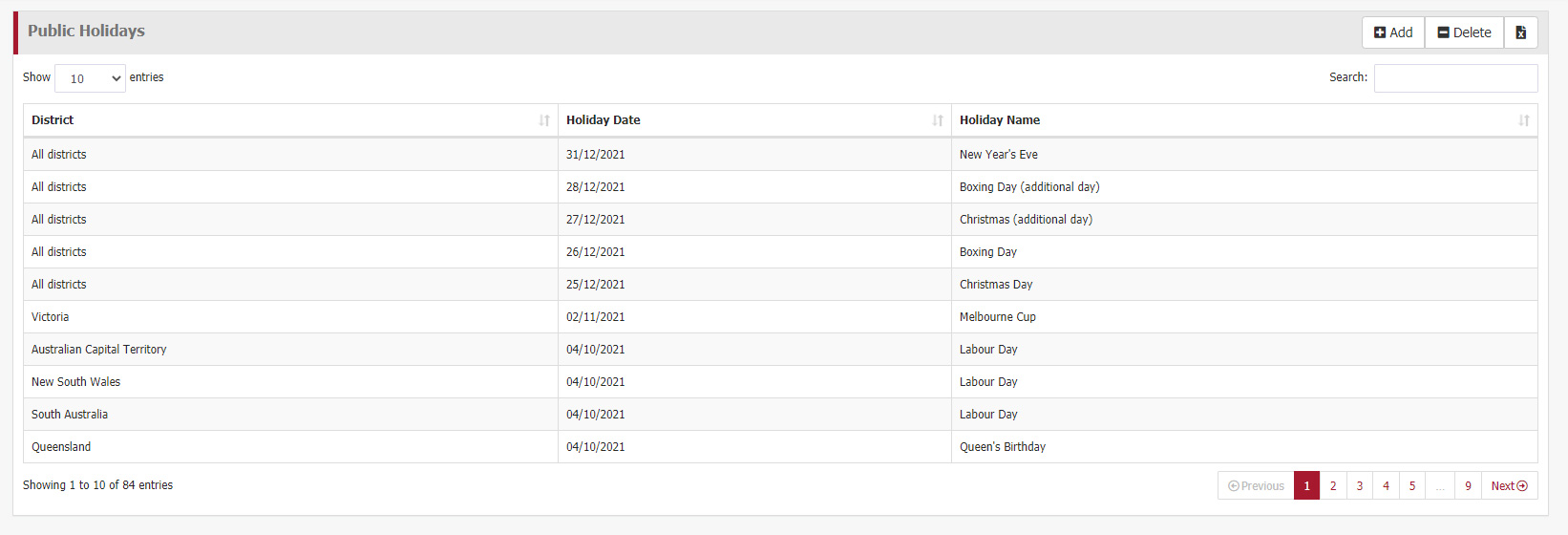 2021 public holidays 2021 public holidays