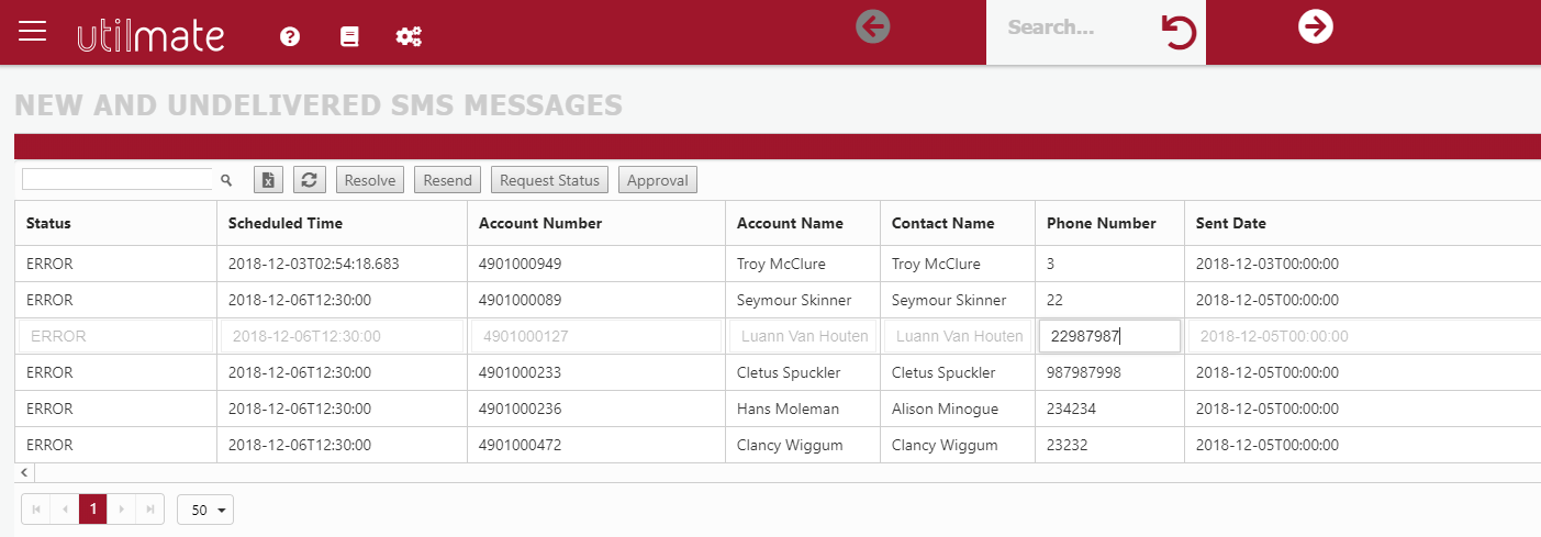 Updating mobile numbers Updating mobile numbers