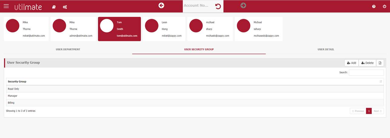 Security roles Security roles