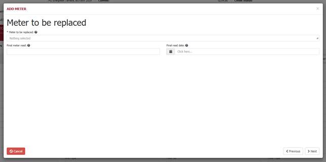 Meter exchanges Meter exchanges