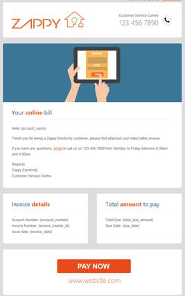 HTML invoice HTML invoice
