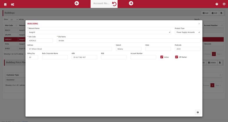 Maintenance - billing exceptions Maintenance - billing exceptions