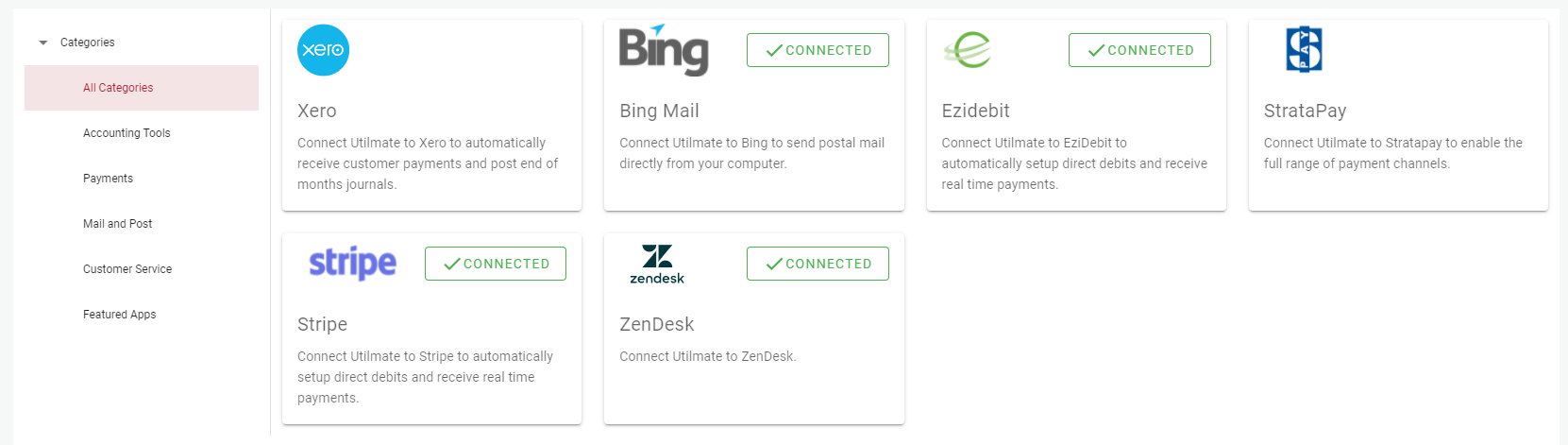 New Add-ons screen New Add-ons screen