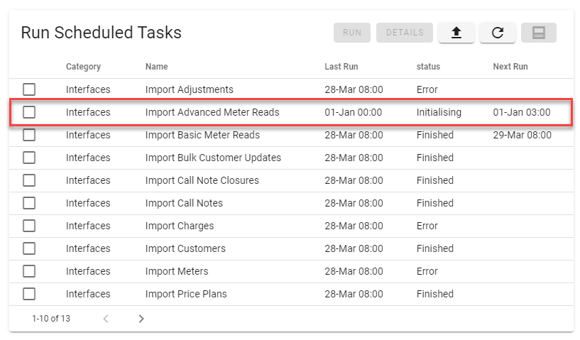 Run NEM12's from Scheduled Tasks