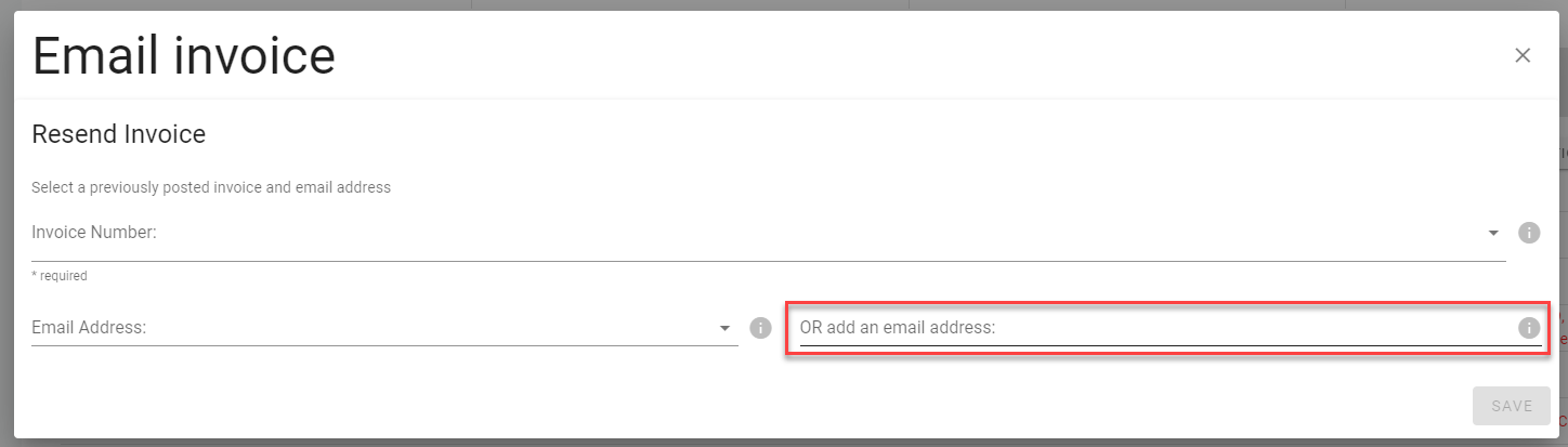 Email Invoice Email Invoice