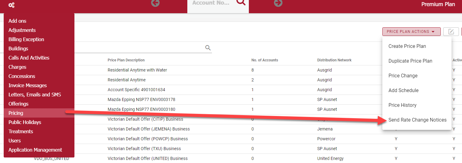 Price change process Price change process