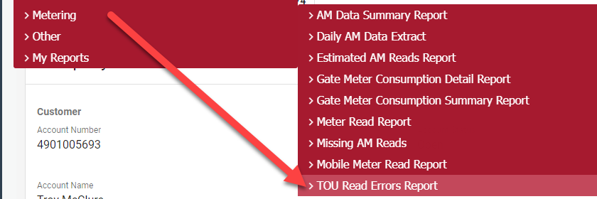 Errored TOU data archiving