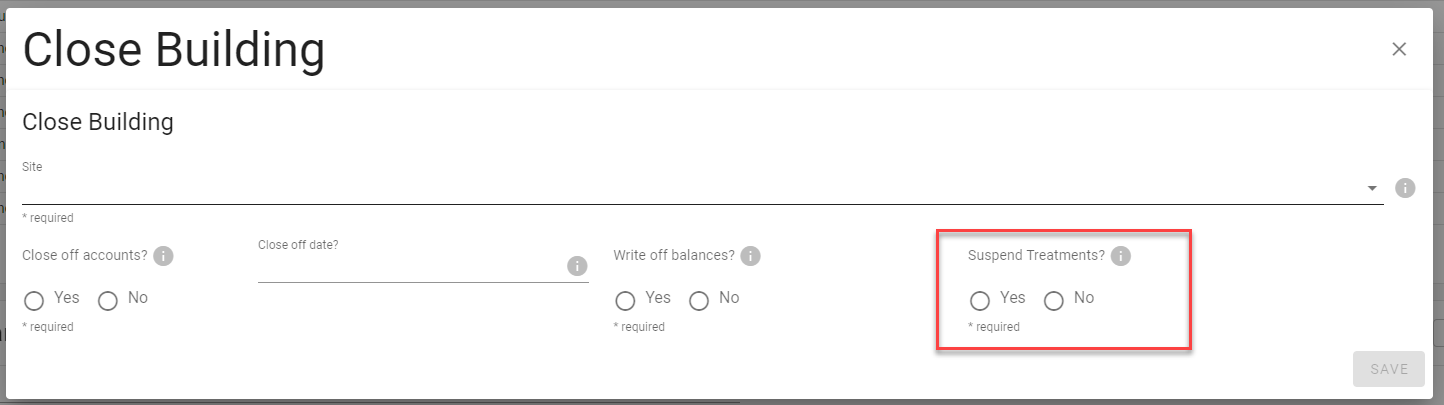 Close building wizard Close building wizard