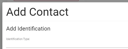 Add Contact wizard Add Contact wizard