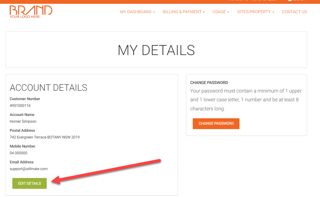 MyAccount email verification