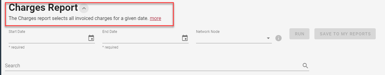 Report description and help Report description and help