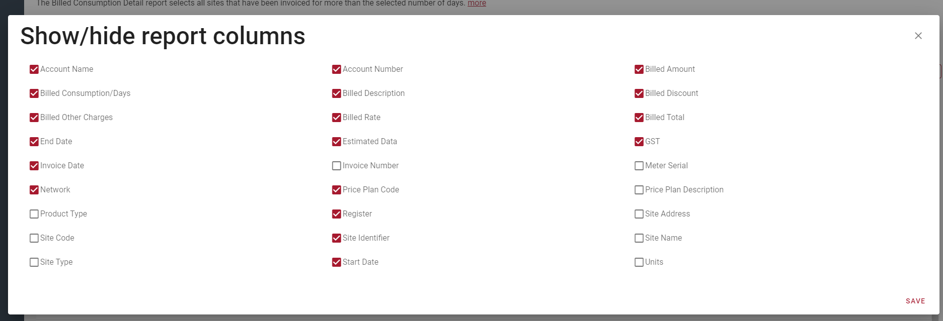 Remembering your report column preferences Remembering your report column preferences