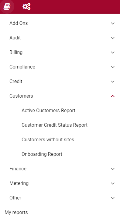 New Report Category - Customer