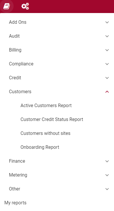 New Report Category - Customer New Report Category - Customer
