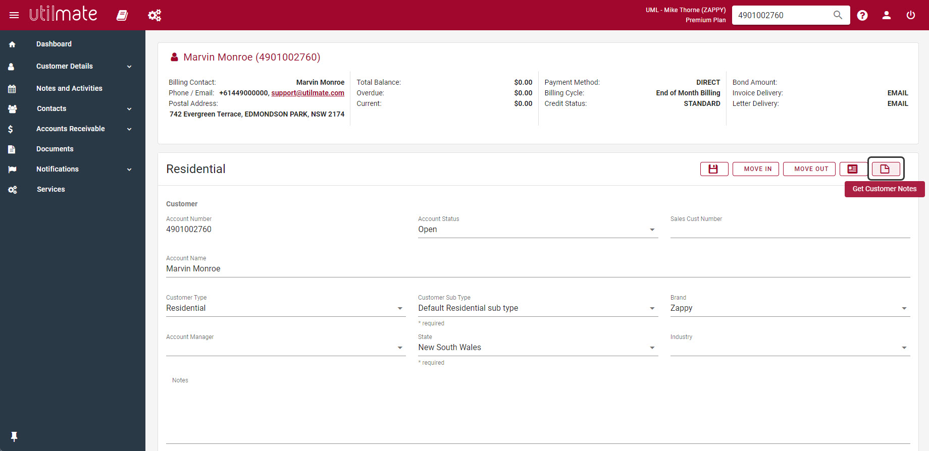Download Customer Activity Notes