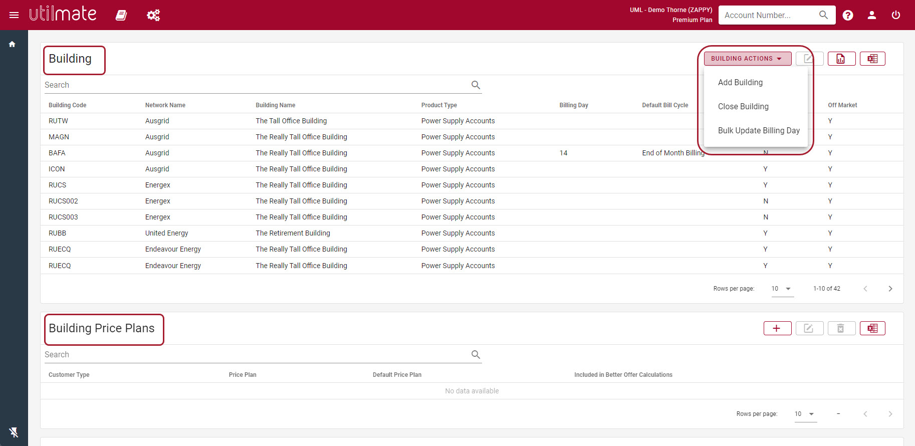 Building label Building label