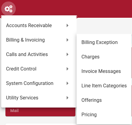 Reports and maintenance menus Reports and maintenance menus