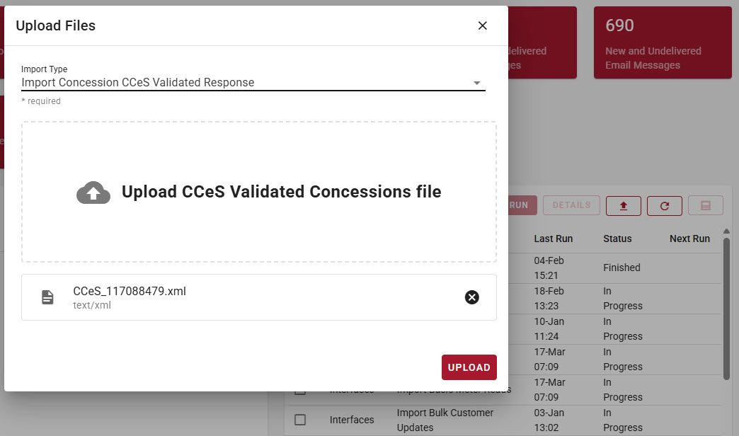 Concession Card Centerlink Integration
