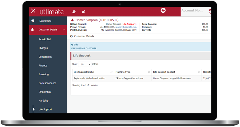 Life support Life support